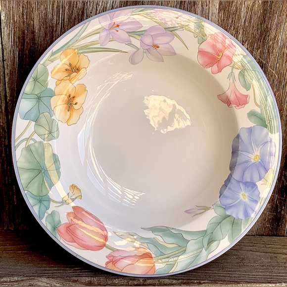 Vintage Discontinued MIKASA Optima SPRING LEGACY Rimmed Soup Bowl Replacement - Picture 5 of 13